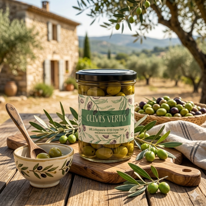 Olives vertes - 200 gr