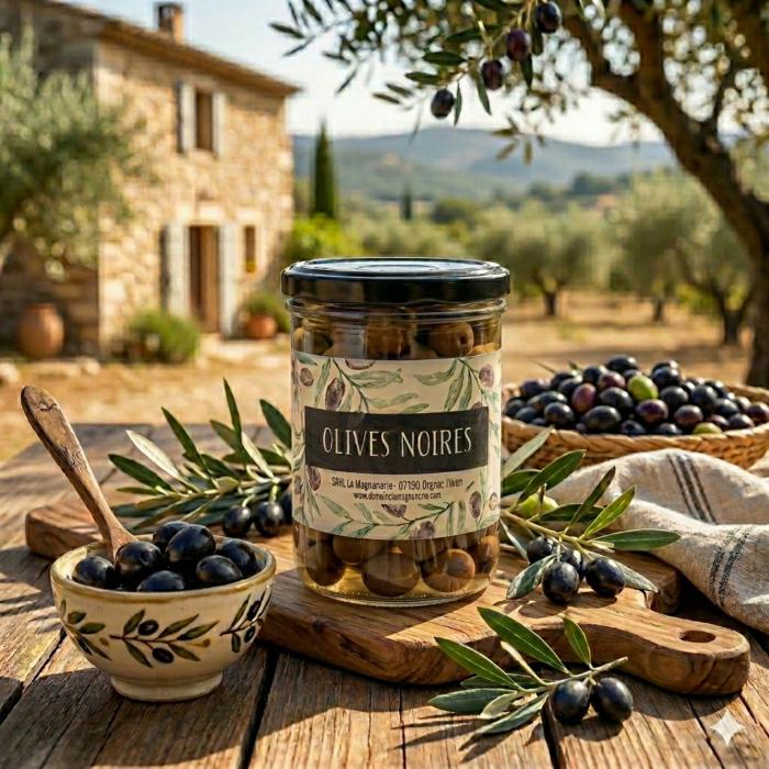 Olives noires - 200 gr