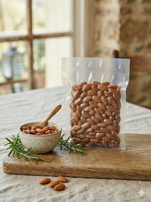 Amandes Bio, variété Lauranne - Sac 250 gr